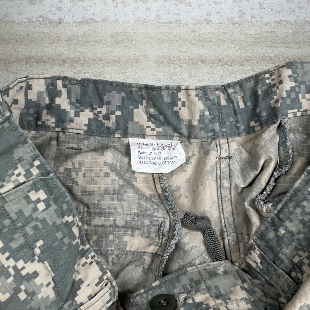 Vintage 90s Military Tactical Pants 32x26 Baggy Wide Leg Digital Camo Medium - Picture 4 of 8